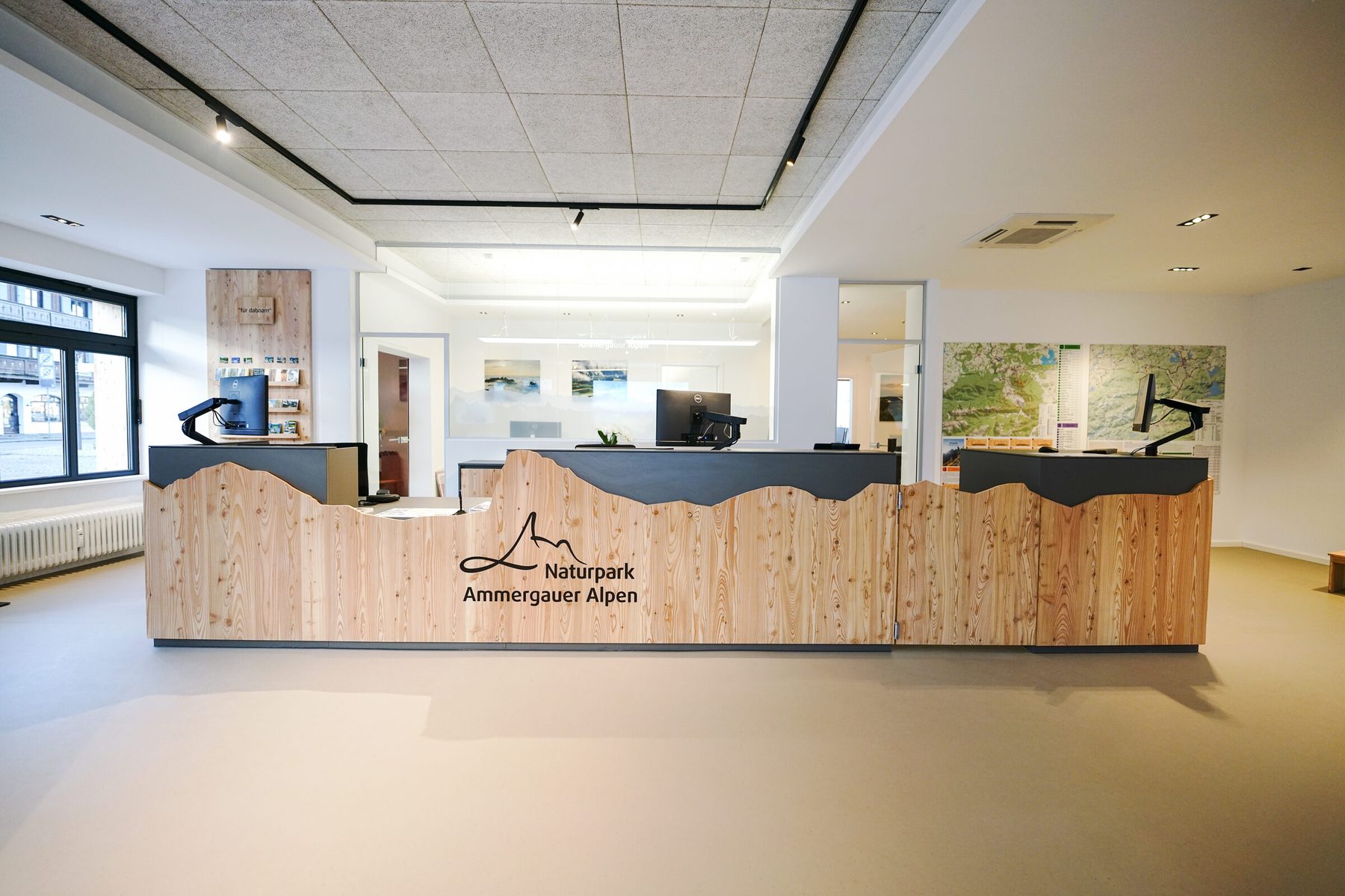 Tourist Information Oberammergau 2025 – Innenausbau Schuster & Krapf